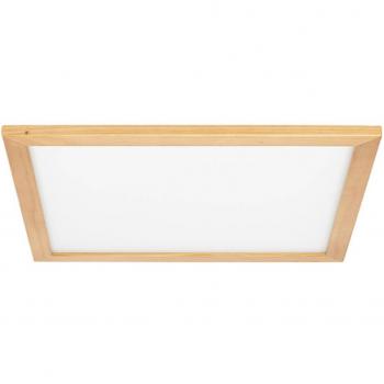 Lucande Lámpara de techo Joren, 52 cm, madera, CCT, con control remoto