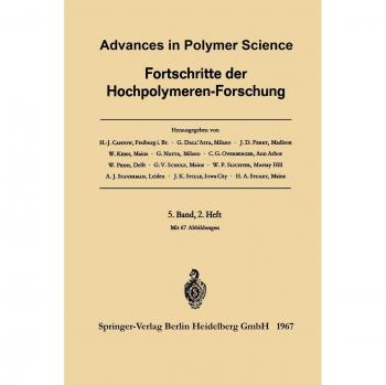 Cantow, H. -J.: Advances in Polymer Science / Fortschritte der Hochpolymeren-Forschung