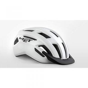 Casco MET Allroad para Adultos, Color Blanco