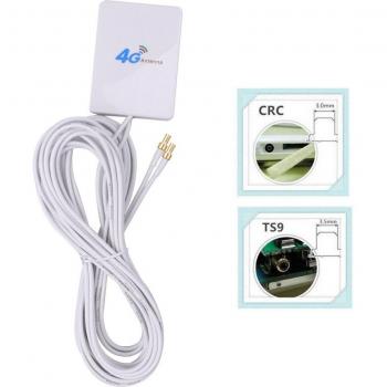 Antena exterior 3G 4G LTE con conector TS9 CRC9 SMA y cable de 2,9 m para router Huawei
