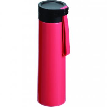 Metalen Koffietassen “Pearl” – Rood, 250 ml, met deksel + fijne slinger