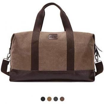 Overmont 36I Handgepäcktasche, Unisex, Vintage-Canvas