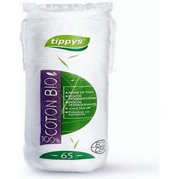 Discos Desmaquilladores 100% Algodón Orgánico Tippys