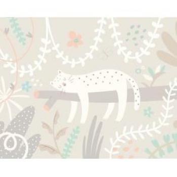 Sleeping Jungle Leopard Wall Mural