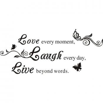 Love, Laugh, Live Bedroom Wall Art