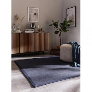 Tapis Benuta Sisal Sana Bleu 150 × 150 cm
