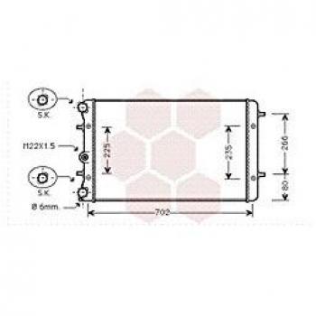 58002174 Engine Radiator by International Radiators Plus