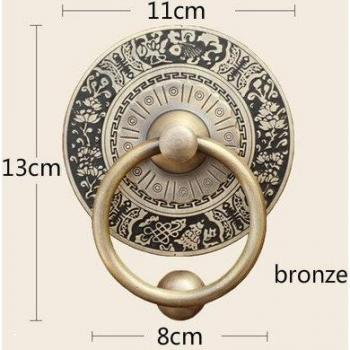 Vintage Chinese Round Door Pull