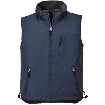 Portwest Men's Fleece Lined Reversible Bodywarmer Navy 3XL