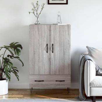 Highboard Grau Sonoma 69,5x31x115 cm Spanplatte