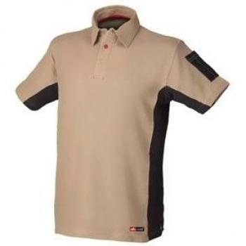 Polo corto stretch beige talla XL Starter