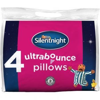 Silentnight Ultrabounce Hotel Bed Pillows Pack of 4
