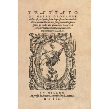 Il Galateo di Messer Giovanni della Casa