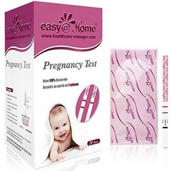 Tests de Grossesse Easy@Home 20 Tests HCG Détection Précoce