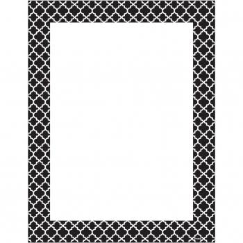 Terrific Black Morocco Paper