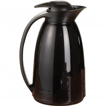 Esmeyer Isolierkanne Loft, 1l, schwarz Kunststoffmantel