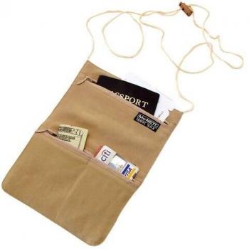 McNett Unterdeckende Seiden-Brusttasche, Beige – Standard