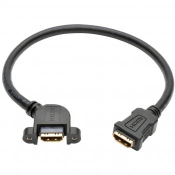 TRIPP LITE P569-001-FF-APM High Definition HDMI Cable with Ethernet Panel Mount F/F 1'