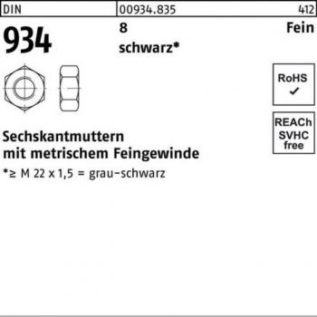 Reyher Feinmutter M48x3 100er Pack