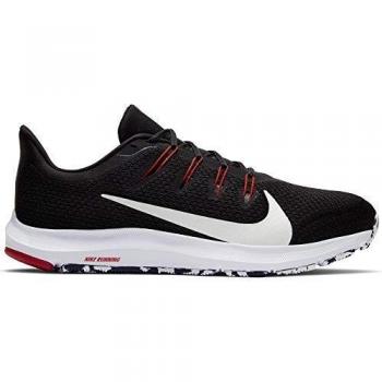Nike Quest 2, Sneakers d'Athlétisme Homme, Multicolore (Noir/Blanc/Anthracite/Rouge Université 008), 44 EU