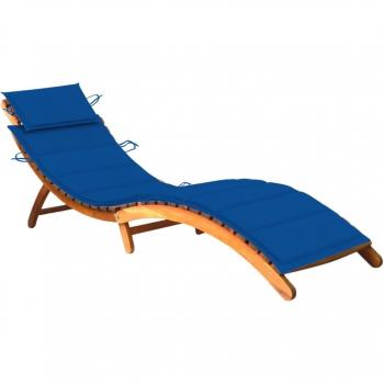 Transat Bain de Soleil en Acacia avec Coussin Douillet