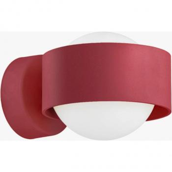 Verre Argon Mado Applique Murale Rouge