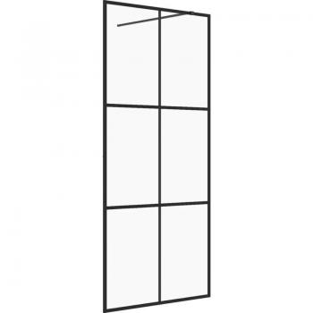 Paroi de douche design noir 90 x 195 cm