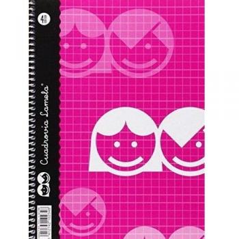 Bloc de Escritura 4º, Espiral 4 mm, 40H, Colores Variados