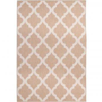 Eco-Friendly Beige Outdoor Rug