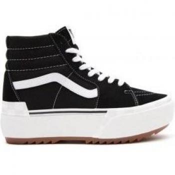 Vans para mujer modelo Sk8-Hi Stacked en color negro