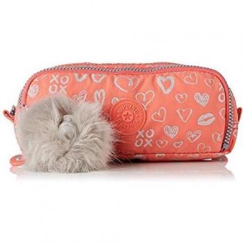 Kipling GITROY Estuche de viaje Unisex Niños, Multicolor (Hearty Pink Met), Talla única