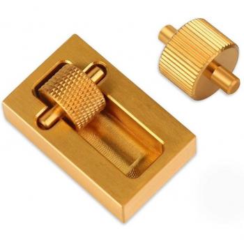 Leather Edge Roller Tool with 2 Brass Rollers