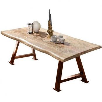 Speisetisch 200x100 cm mit Metallgestell