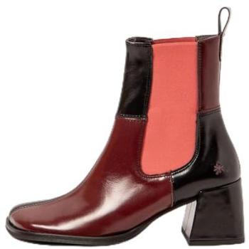 Chaussures d’été cuir rouge, bottines 3‑5 cm – Verona 42
