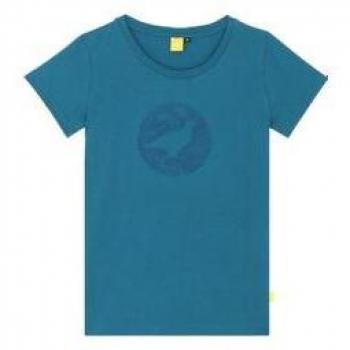 Blaues Tech-Frauen-T-Shirt „Gribble“ – Lagoped