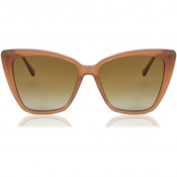 DIFF Becky II Polarized DE01-0030-XMBGP Anteojos de Sol para Hombre Marrones, Lentes de 56 mm, Gafas de Sol polarizadas