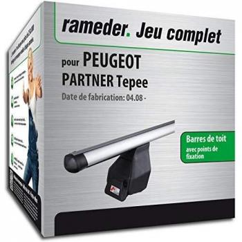 Rameder Pack, Barres de Toit Tema Peugeot Partner Tepee