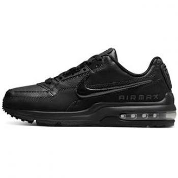 Nike Air Force 1 Junior Black Leather Sneakers Size 6