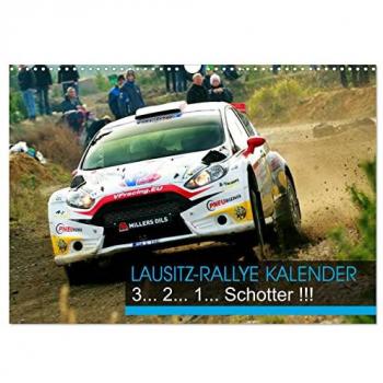 Lausitz-Rallye Kalender (Wandkalender 2025 DIN A3 quer) CALVENDO Monatskalender