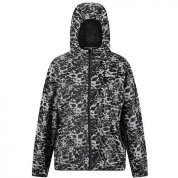 Regatta Women's Breathable Serenton Waterproof Jacket, Isolite 5000, Monochrome Ink Blot, Size: 10