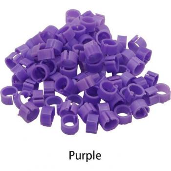 500Pcs Colorful Pigeon Foot Rings 8mm