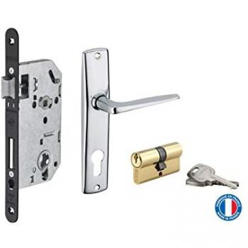 Serrure Monomax NF Thirard avec poignées Ares et 3 clés