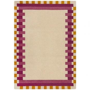 FLAIR RUGS Wollteppich »Kai Wool Border«, 10 mm dick