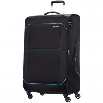 American Tourister Sunbeam 4‑Wheel Extendable Suitcase – 79 cm, 117 L, Nightfall Color