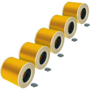 Vhbw 5x Yellow Filters for Kärcher wd 3 Vacuum Cleaner