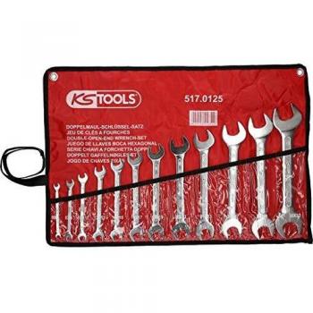 Juego de Llaves Fijas Dobles KS Tools 517.0125, 12 Piezas, 6x7-30x32mm