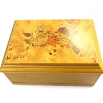 Set Di Ricordi di Lily – Cassa Gioielli in Legno Marrone