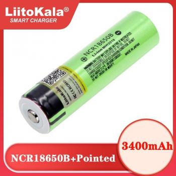 Liitokala Batería 18650 3,7 V 3400 mAh Recargable