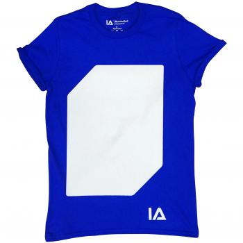 Illuminated Apparel Glow in The Dark T-Shirt Royal Blue Green (12-14 Years)