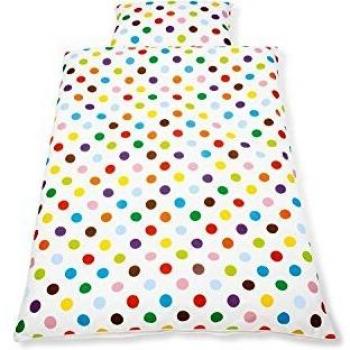 Pinolino 630666‑0 – Kissenbezug „Punkte“ für Kindbett, Sieger‑Design